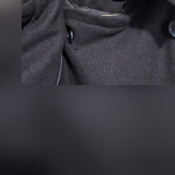 EUC Outer Edge Women's Double Breasted Wool Coat - Chocolate Brown, size S - Picture 11 of 13